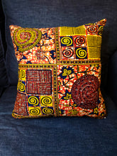 Load image into Gallery viewer, Pillow Ready Made In the Fields Red and Yellow