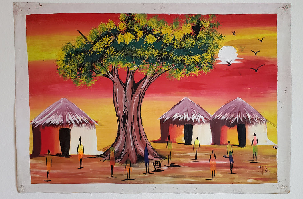 Village Tree Painting